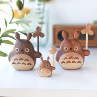 工位爱解压精神状态上班发疯迷你龙猫治愈情绪风车龙猫