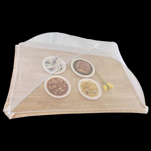 商用餐桌菜罩酒店餐饮摊位透气拆洗防绳罩防蚊虫