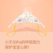 儿童新一次性立体口罩岁小黄鸭小孩防尘轻透气