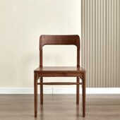 小云椅实木餐桌小户型靠背餐椅无扶手书桌椅