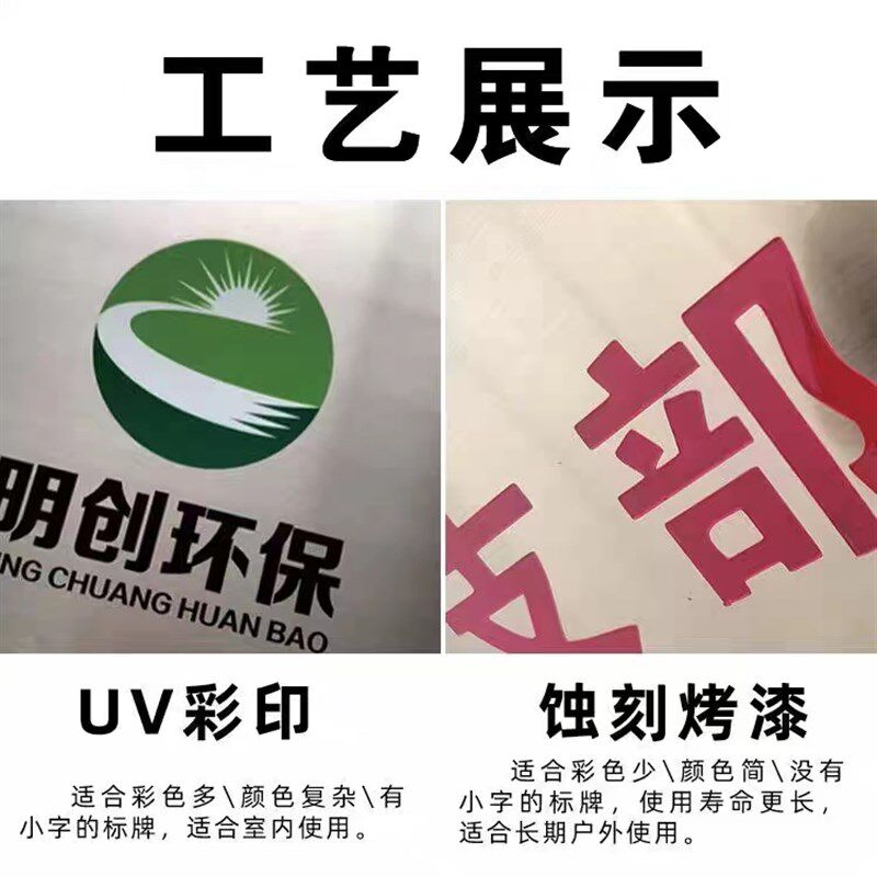公司铜牌门牌腐蚀烤漆厂牌牌匾钛金拉丝牌企业挂牌铭牌广告门招牌