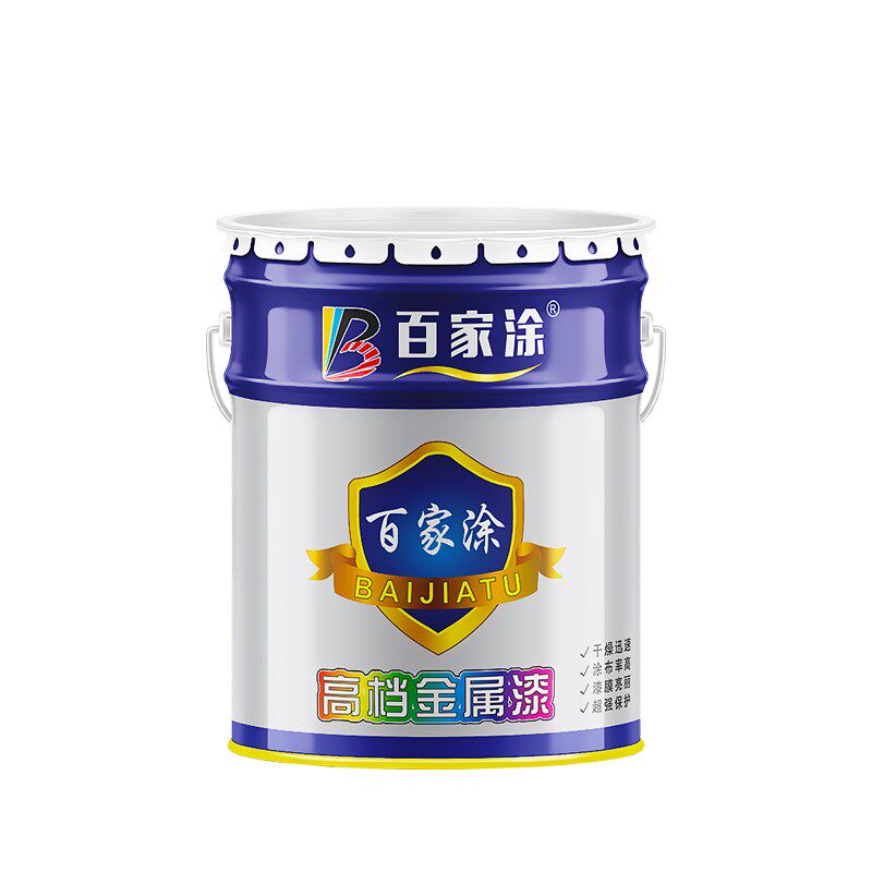 百家涂环氧树脂面漆金属铁门栏杆防锈漆钢结构设备漆铁艺防腐油漆