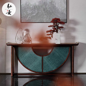 玄关台新实木柜玄关柜长条桌靠墙走廊供桌靠墙边桌玄关桌