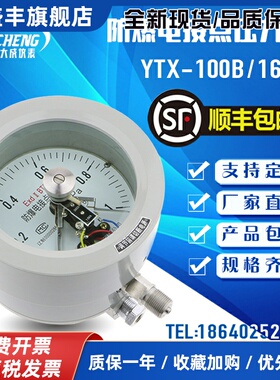 【大成】YTX-100B/160B 防爆电接点压力表 ExdIICT4/BT6开关量信