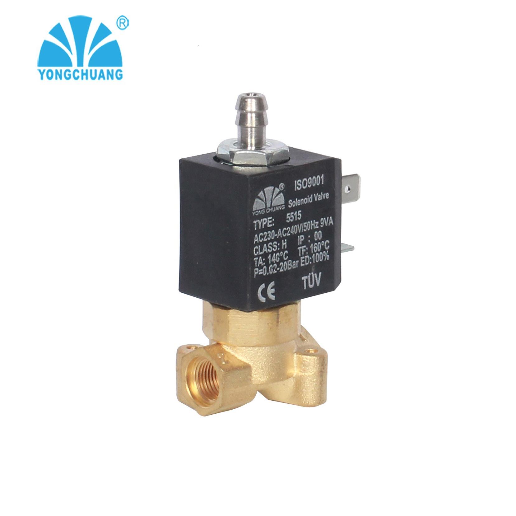 5515-07两位三通换向阀咖啡机电磁阀泄气阀水阀呼吸机阀养殖阀