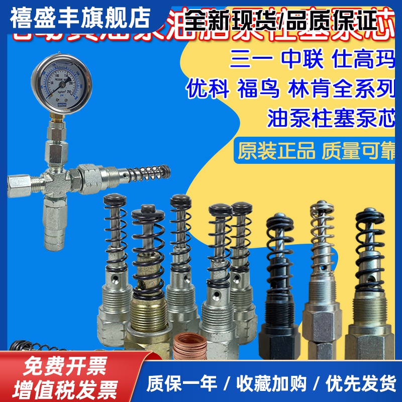 三一中联仕高玛搅拌机电动油脂润滑油泵维东威盾黄油泵柱塞副泵芯