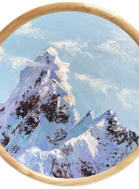 圆形画框相框油画框圆外框油画布画板油画板装裱丙烯颜料流体油画