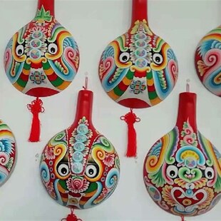 马勺脸谱陜西民俗文化艺术品