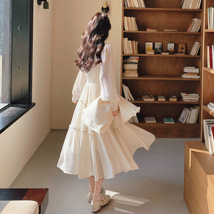 法式气质洋装女春秋2025新款大方得体高级感小香风马甲裙子套装