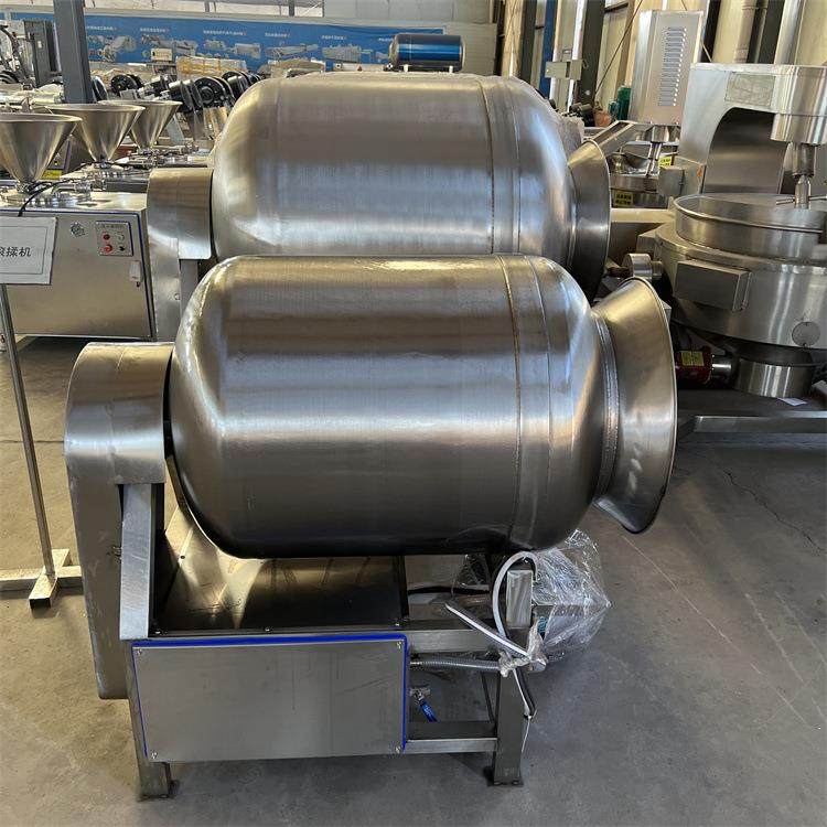 全自动鱼肉真空滚揉机鸡肉腌制机器鸭肉滚揉腌制桶义康机械
