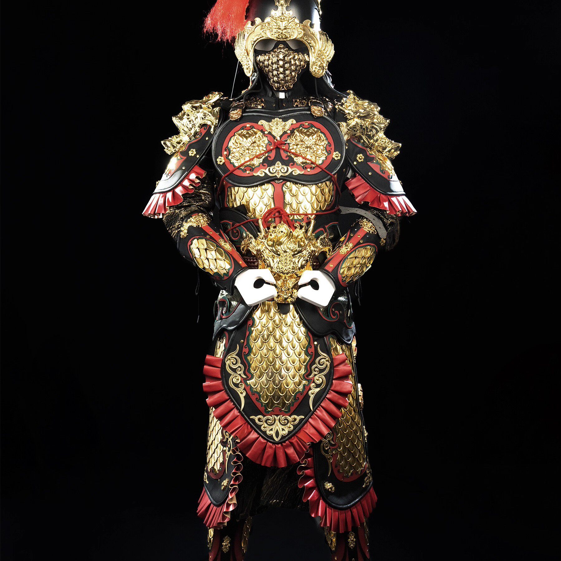 云梦集龙鳞分体甲新国潮真人可穿戴中国甲胄铠甲盔甲唐明光铠硬派