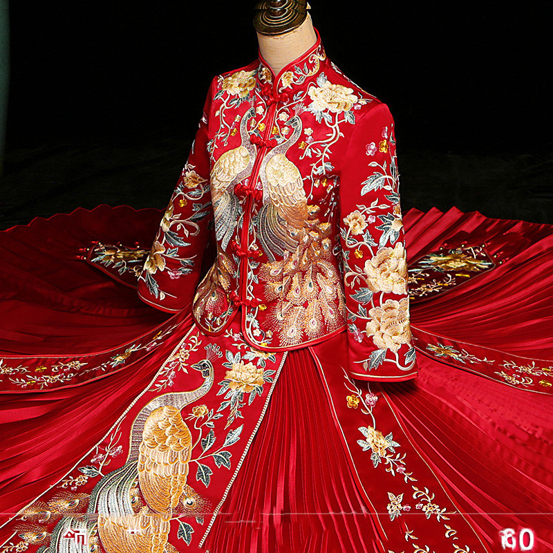 云梦集2025新款秀新娘中式婚纱礼服结婚古代绣禾敬酒秀