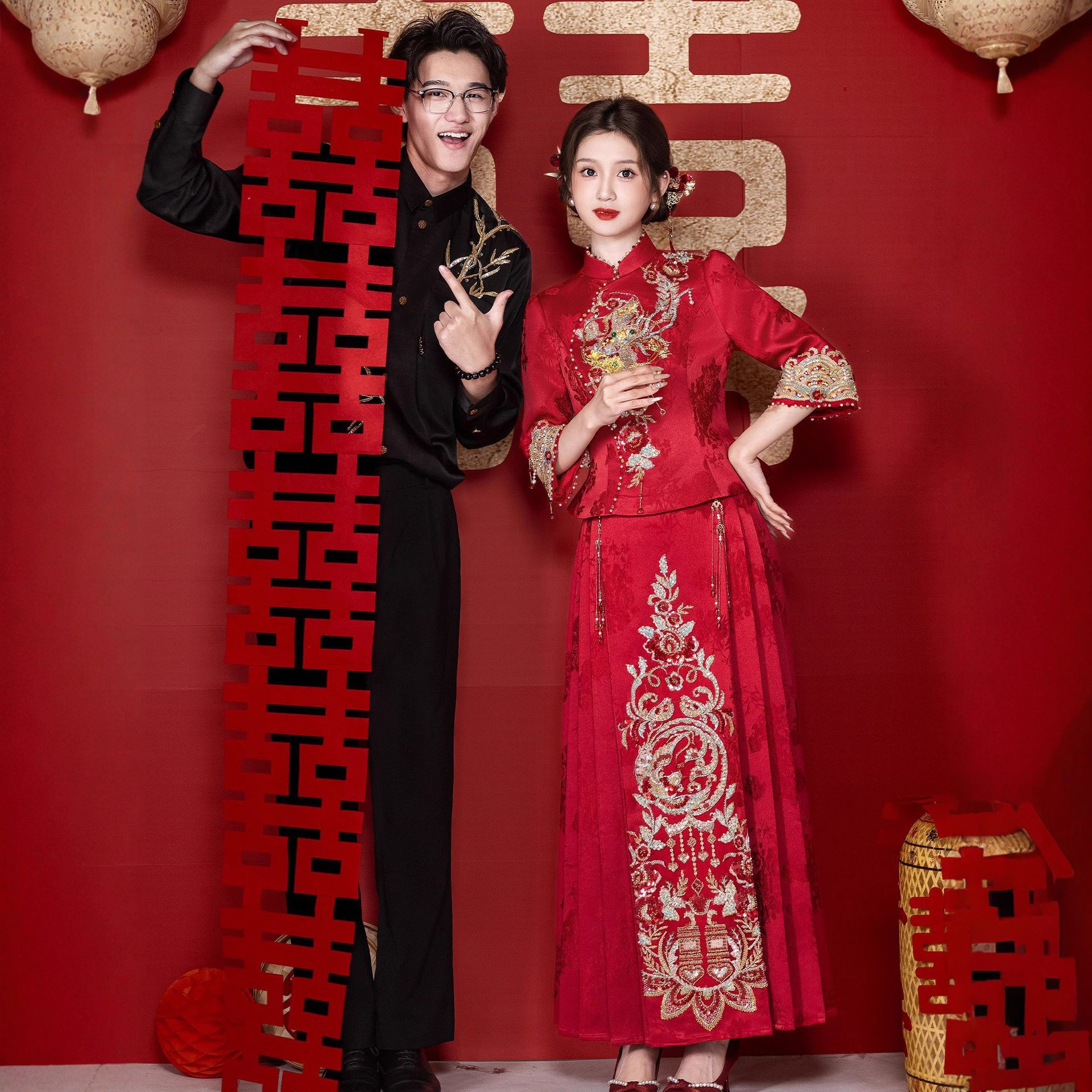 云梦集新中式秀敬酒服2025新款新娘高端结婚礼服小个子出阁服嫁衣