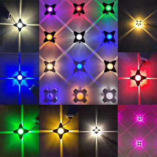 led十字星光灯户外防水走