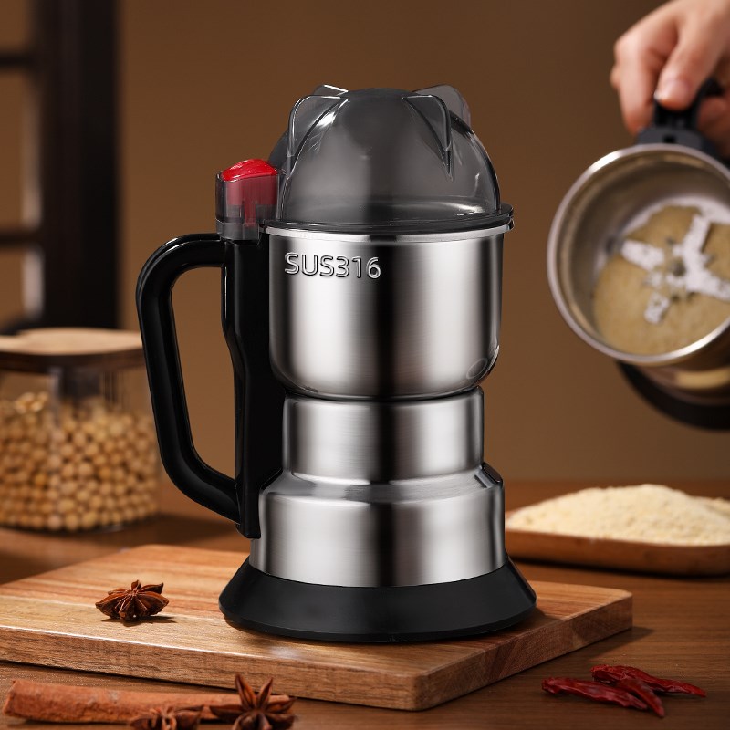 磨粉机超细研磨机小型家用打粉机粉碎机五谷杂粮中药材破碎机钓鱼