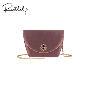 Riotlily/艾特里里暮色时分包包浪漫淑女手提包珍珠链条新年礼物