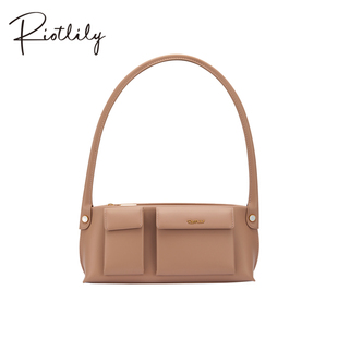 Riotlily/艾特里里时尚简约粉色单肩包送女友新年礼物
