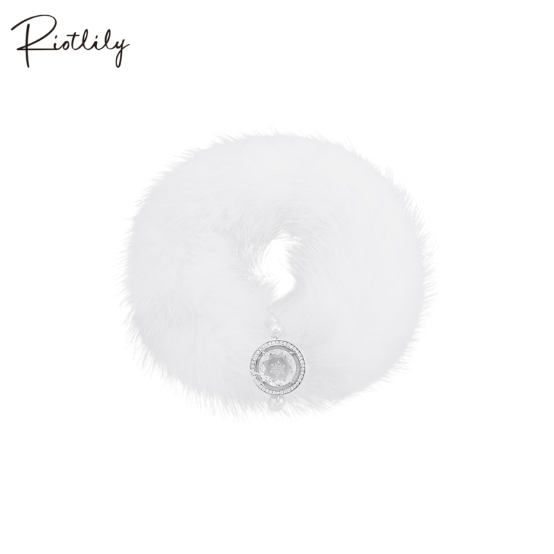 Riotlily/艾特里里伯利恒之星发圈清纯女发饰送女友礼物中秋礼物
