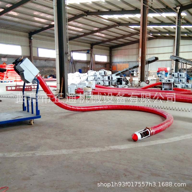 工新业版吸沙机 耐腐BNA蚀软管上机 型可移动车载螺旋输料送机03