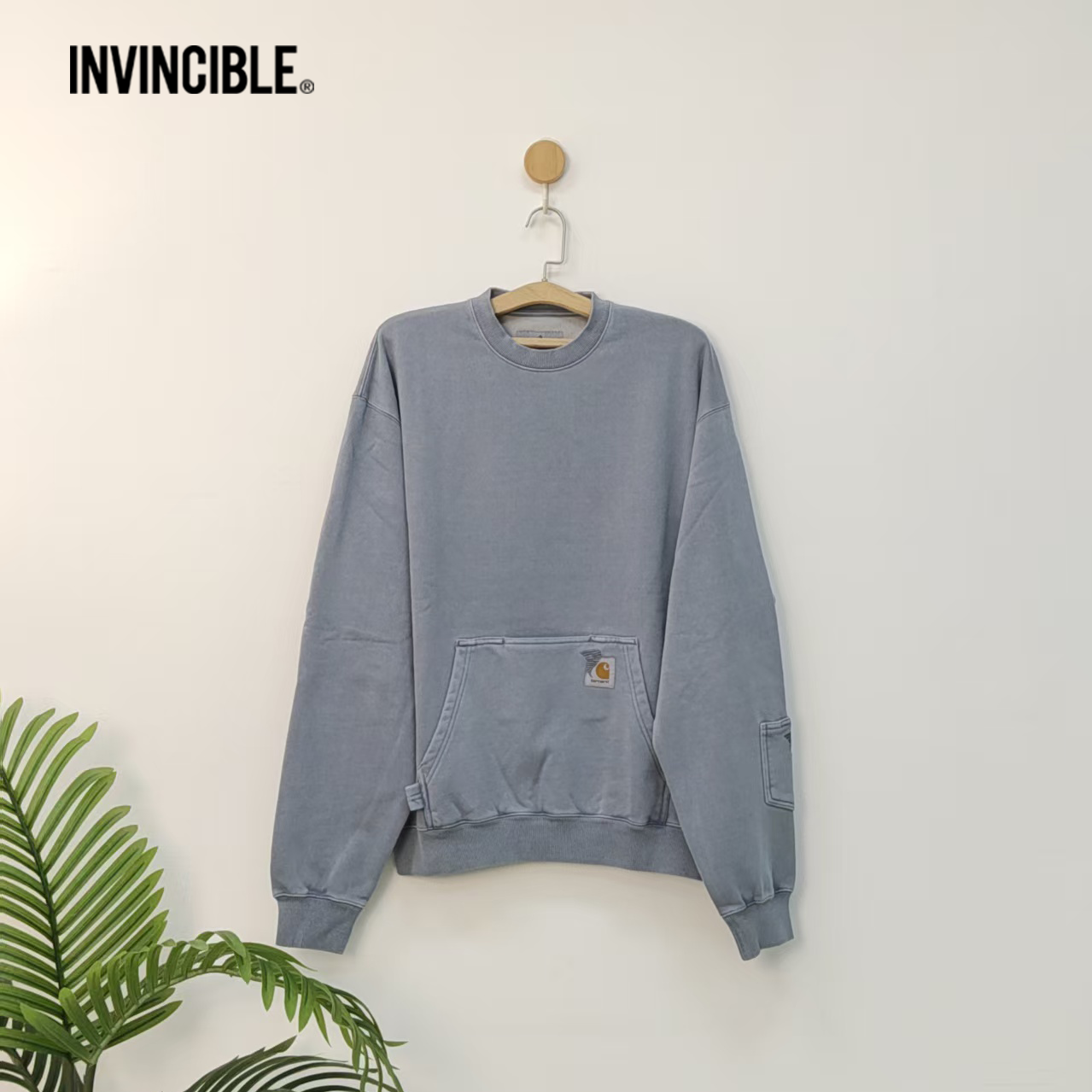 CARHARTT连帽套头宽松卫衣24AW