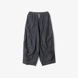 H.D. 牛仔裤 Pant抽绳宽松版 休闲长裤 25AW 阔腿裤 NEEDLES