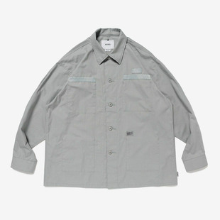 WTAPS JMOD 01 / LS / COTTON. RIPSTOP 纯棉休闲衬衫25SS
