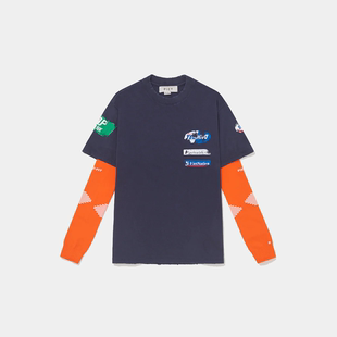 Sleeve shirt 针织假两件休闲长袖 25AW PIET T恤 Knitted