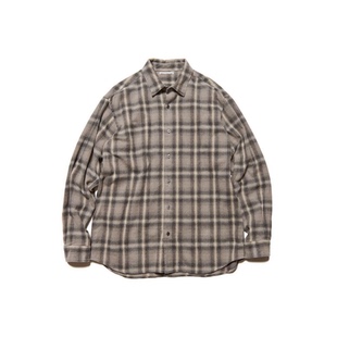 EXPERIMENT 衬衫 FADE 格纹宽松休闲水洗长袖 25AW SHIRT UNIFORM