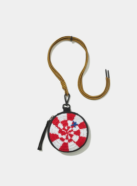 PIET Crochet Checked Coin Bag 钩针格子潮流零钱包 25AW