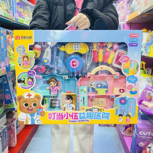 益趣医院仿真医生听诊器医护套装