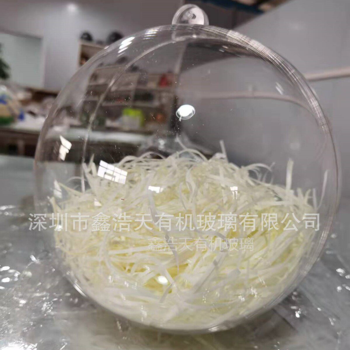 亚克力球透明球塑料球装饰大尺寸圆球空心球商场装饰吊球橱窗装饰