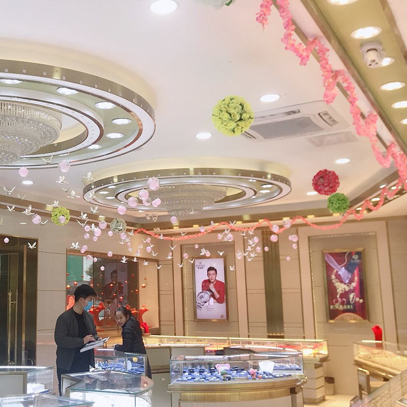 店铺装饰开业布置透明球亚克力婚礼吊顶吊球教室幼儿园走廊吊饰