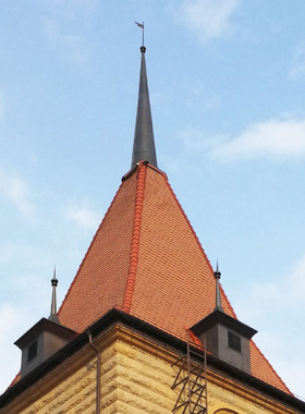 捷思(GENS)定 制紫铜避雷针景区屋面铜装饰来图 加工铜尖顶工期短