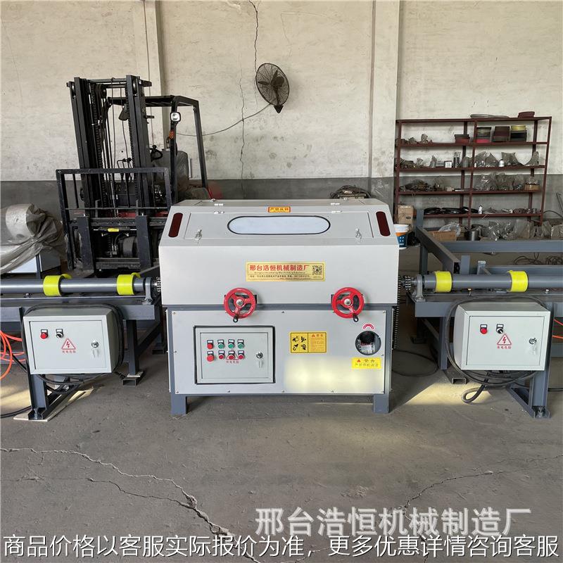 自动上下料无心外圆抛光设备 不锈钢圆管打磨机 圆管除锈拉丝机