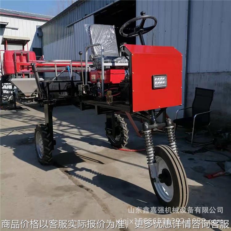 农用四轮乘坐式打药机柴油电启动打药车水冷三轮液压升降喷药机