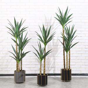 优真剑麻树龙舌兰盆栽龙血树假室内居家客厅落地摆放绿植