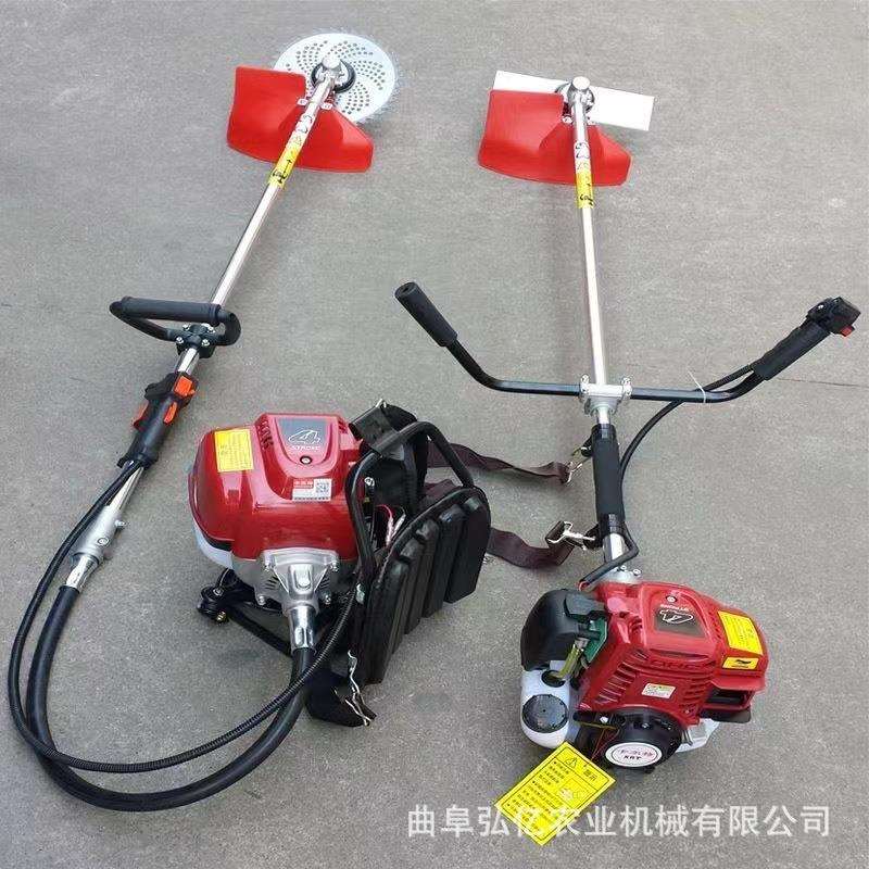 园林修剪割草机四冲程后背式打草机家用小型松土锄草机割灌机厂家