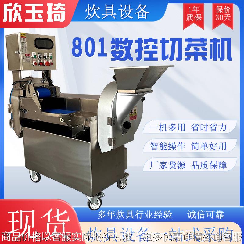 厂家现货不锈钢切丝片丁段一体机 切菜机商用多功能切菜机 切菜机