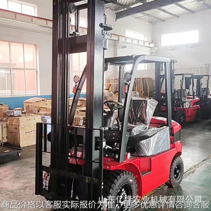 座驾式吨内燃堆垛车 节门架升高米叉车 集装箱货物装柜升降叉车