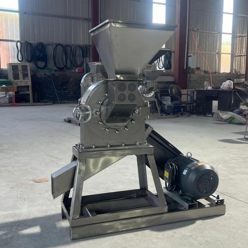 300型不锈钢豆制品粉碎机黑豆黄豆小麦粉碎机齿盘式多型号粉碎机