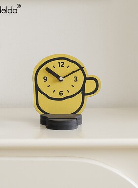 n入户玄关钟表摆放式时钟家居客厅桌面创意支架装饰品