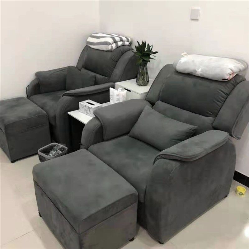 电动足疗足浴美甲店沙发按摩美睫纹眉躺椅修洗脚沐足采耳床