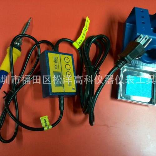 外贸热销：数码大功率恒温焊台 90W电烙铁PX-968烙铁 110V美规