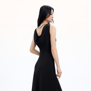 中长款 袁泉同款 新款 2026春夏季 长裙礼服连衣裙女 拉蒂寇资商场同款