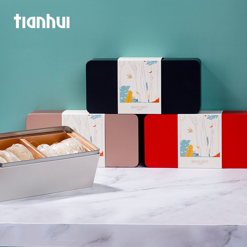 天汇燕窝礼品包装盒伴手礼礼盒高档创意雪花酥糖果包装铁盒