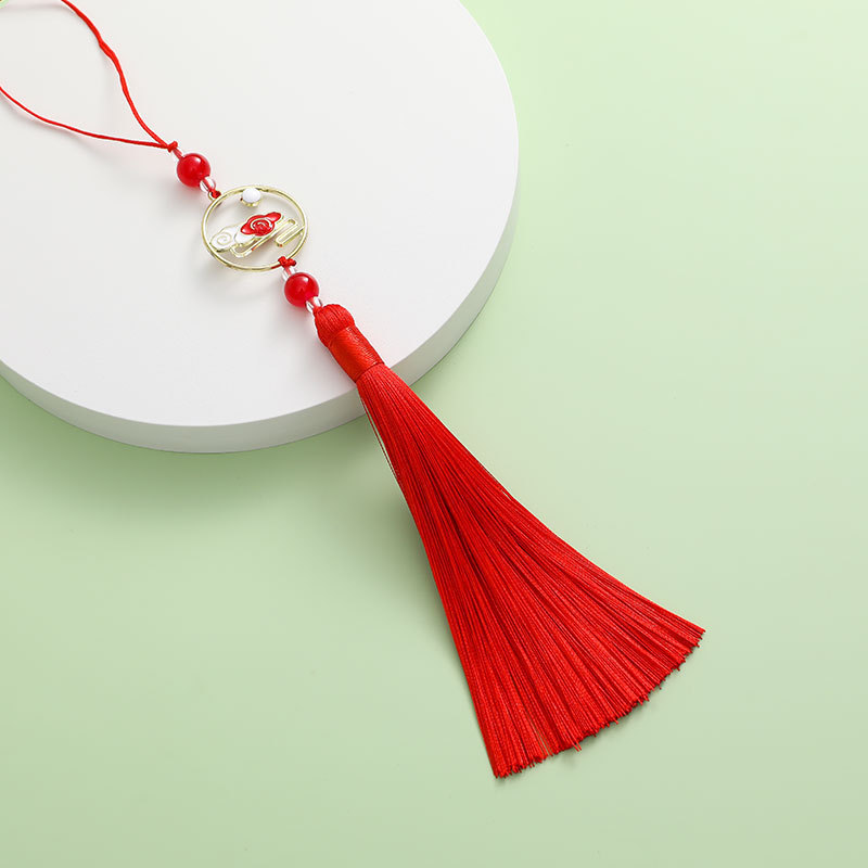 月饼礼盒包装盒流苏挂件DIY手工