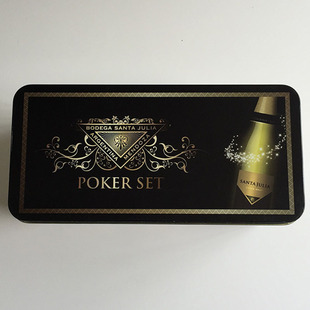 新款高档月饼盒月饼 马口铁盒长方盒酒类包装筹码小铁盒