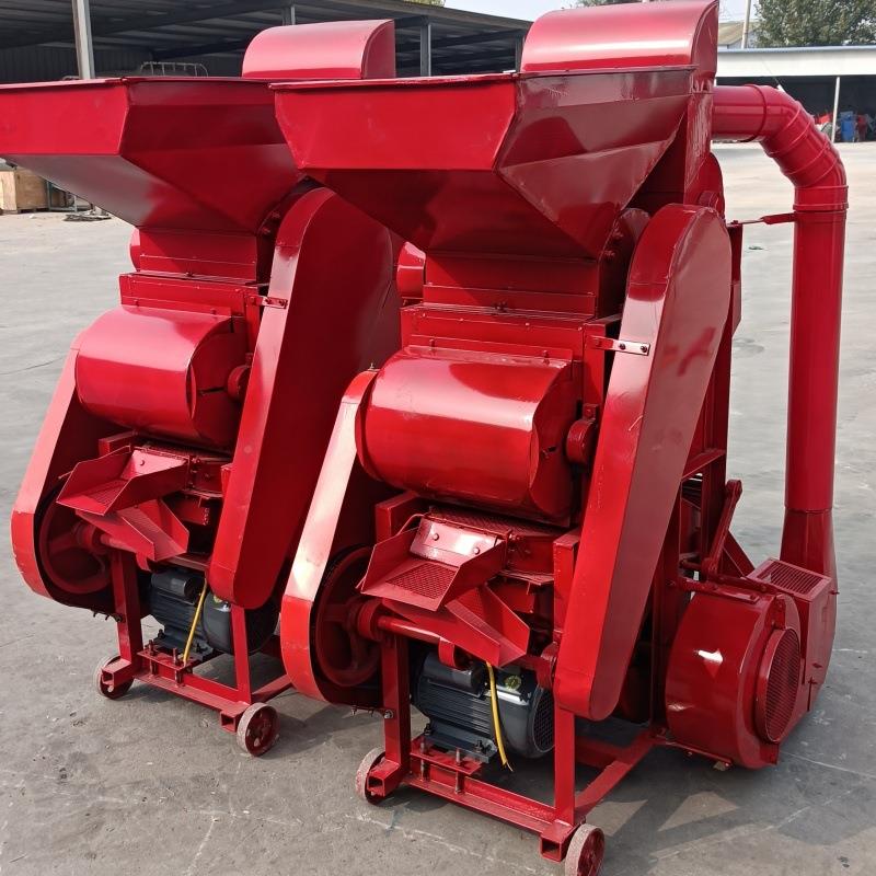 花生油种脱壳机 双辊生子破壳机 两相花电油坊榨除尘款LUM去皮机