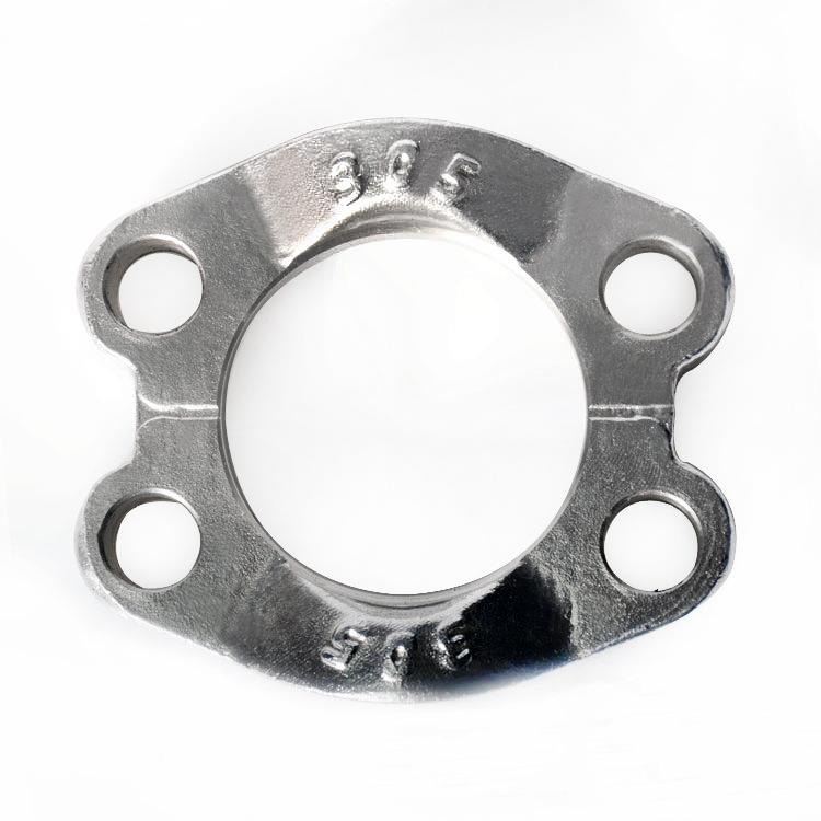 不锈SS3SKH04重S2AE整体法兰钢夹1/