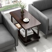 沙发中间小茶几办公室接待实木小桌子客厅边几侧边柜茶台边桌角几